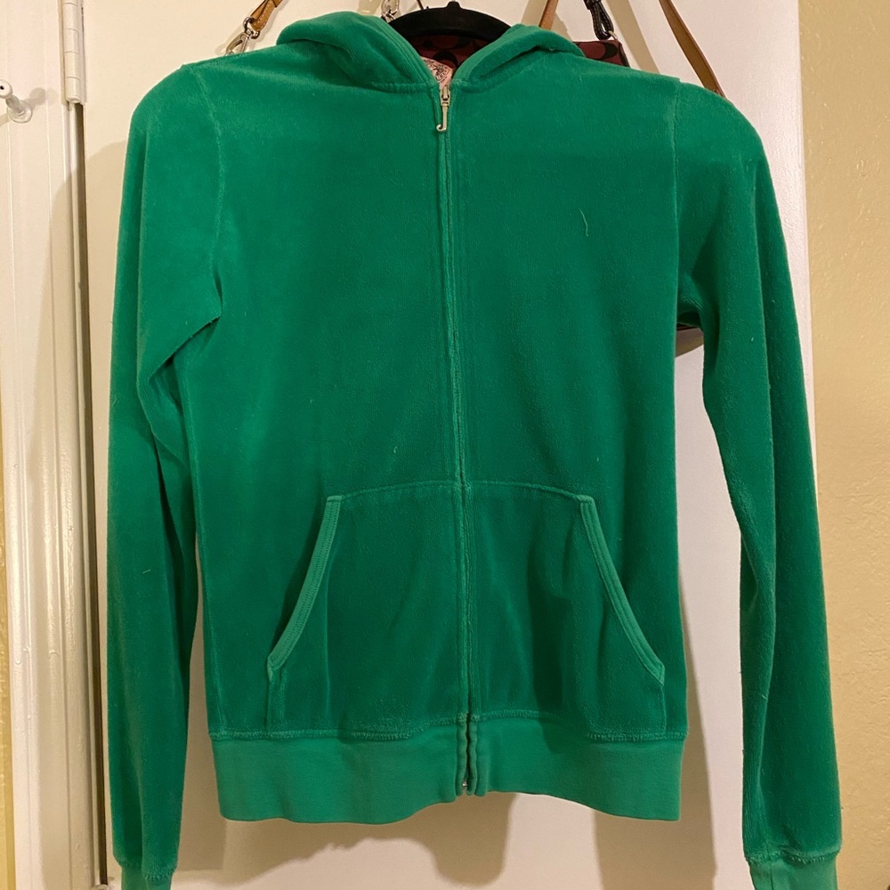 Juicy couture Green Track sweater